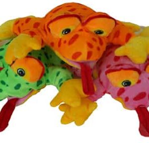 Red Tounge Plush Frog