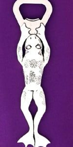 Pewter Frog Bottle Opener