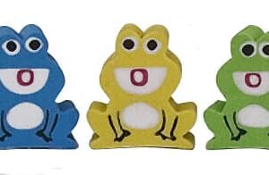Froggy Colorful Erasers Toppers