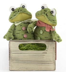 Him And Her Plush Green Froggy Collectable Ornaments