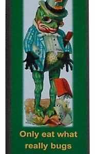 Lightweight Wooden Frog Sign