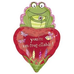 You're Un-frog-ettable Mylar Frog Ballon