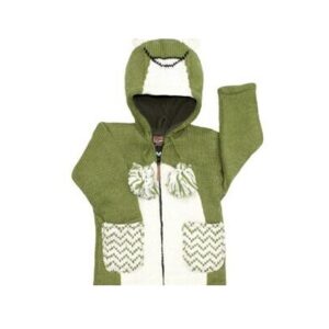 Handmade Frog Wool Kids Sweater