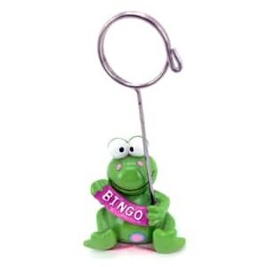 Bingo Frog Picture or Card Holder