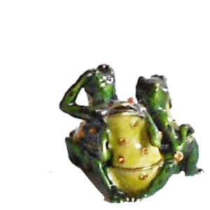 No Evil Frogs Tinket Box