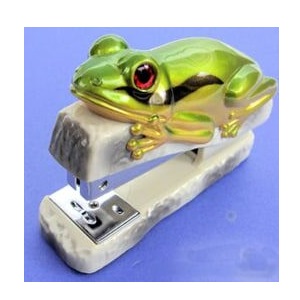 Green Frog Stapler