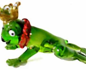 Crowned Leaping Frog Ornament