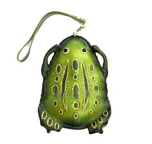 Leather Wristlet Coin Purse