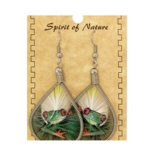 Beautiful Frog Drop Earrings