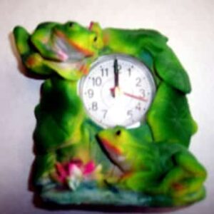 Playful Frog Clock