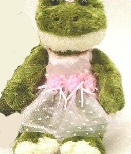 Little Ballerina Frog Dressed In Pink