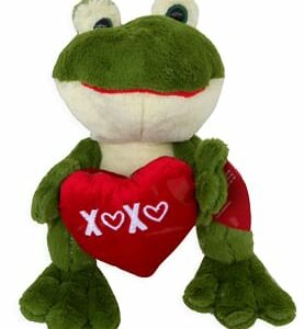 Large Plush Froggy Sending Kisses