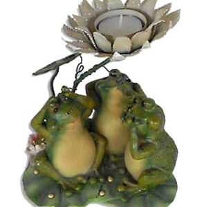 Frog Metal T--Light Holder