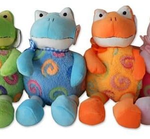 Swirly Plush Frogs
